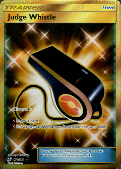 Judge Whistle Secret Rare - 194/181 - Team Up - Holo - Card Cavern