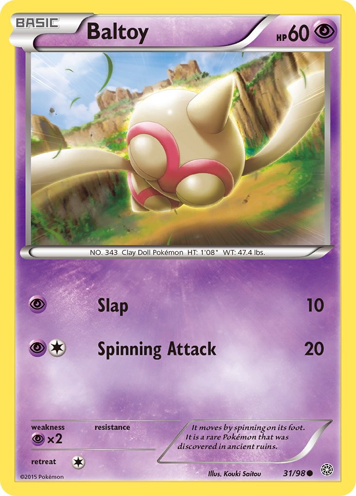 Baltoy - 31/98 - Ancient Origins - Card Cavern