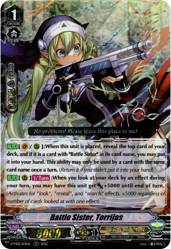 Battle Sister, Torrijas - D-VS05/013EN - V Clan Collection Vol.5 - Foil - Card Cavern