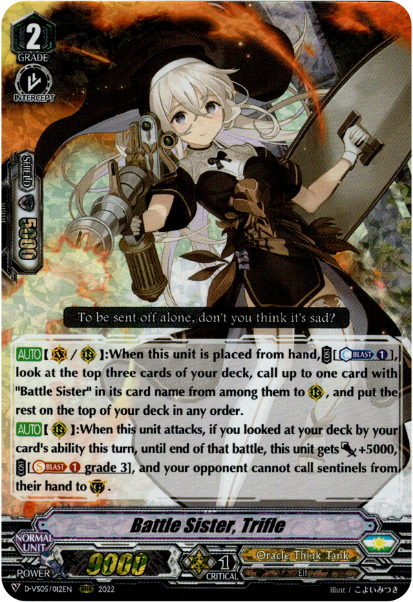 Battle Sister, Trifle - D-VS05/012EN - V Clan Collection Vol.5 - Foil - Card Cavern