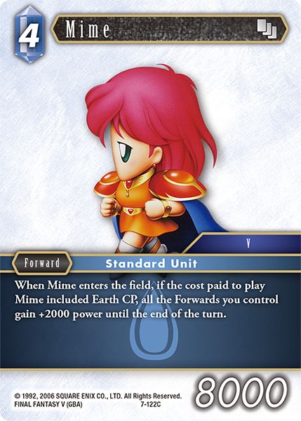 Mime - 7-122C - Opus VII - Foil - Card Cavern