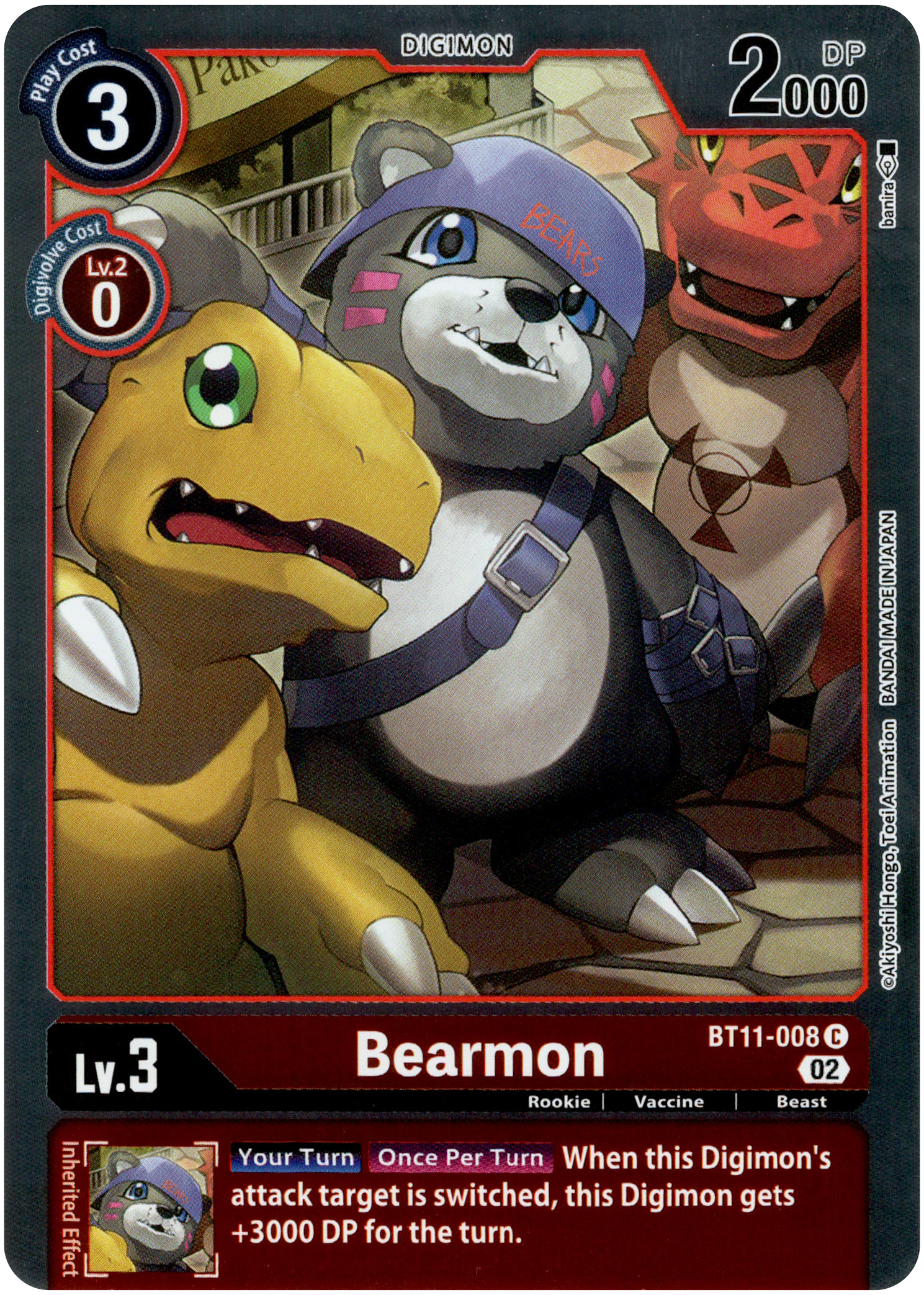 Bearmon - BT11-008 C - Dimensional Phase - Foil - Card Cavern