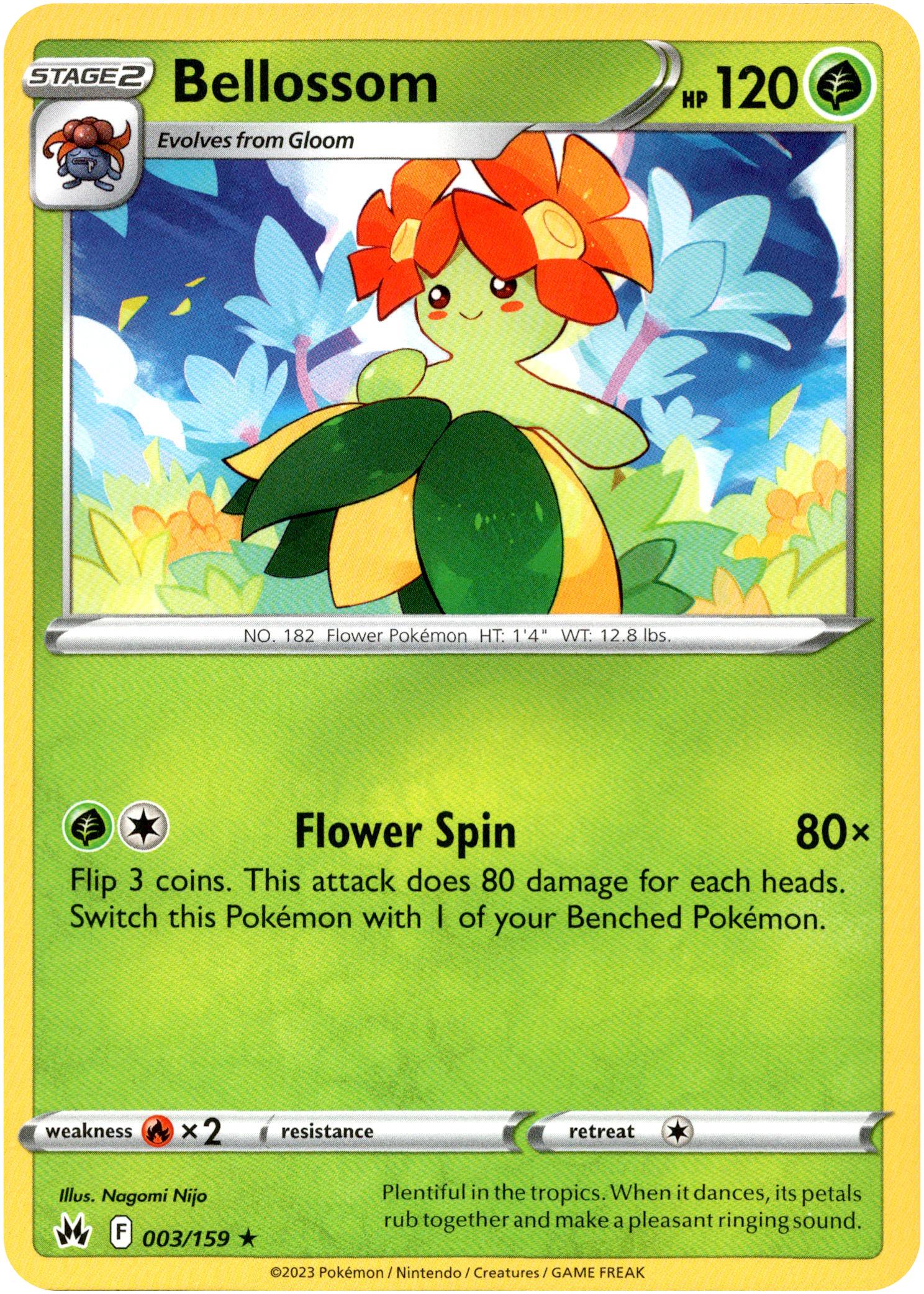 Bellossom - 003/159 - Crown Zenith - Card Cavern