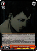 Bertholdt: Reserved Thoughts - AOT/SX04-117 PR - Card Cavern