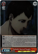 Bertholdt: Reserved Thoughts - AOT/SX04-117S PR - Foil - Card Cavern