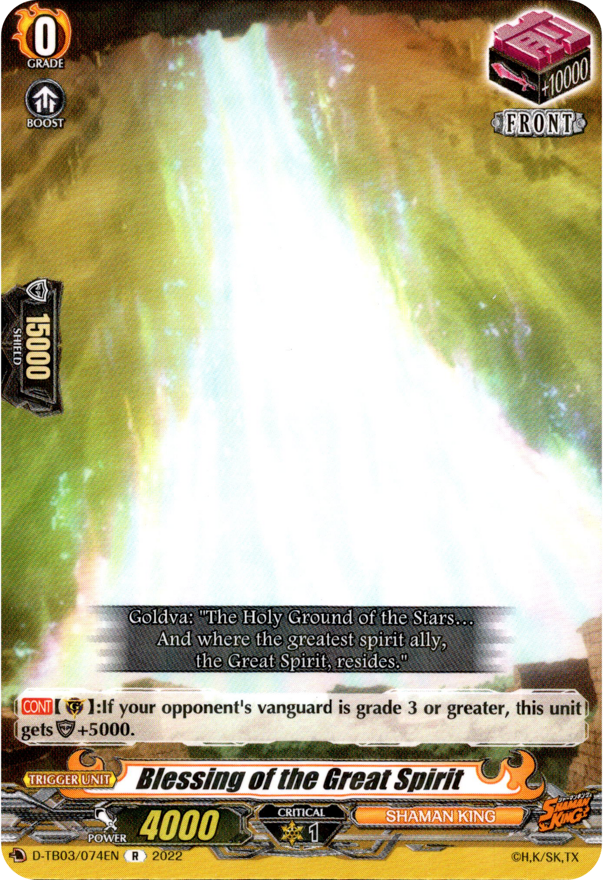Blessing of the Great spirit - D-TB03/074EN - Shaman King - Card Cavern