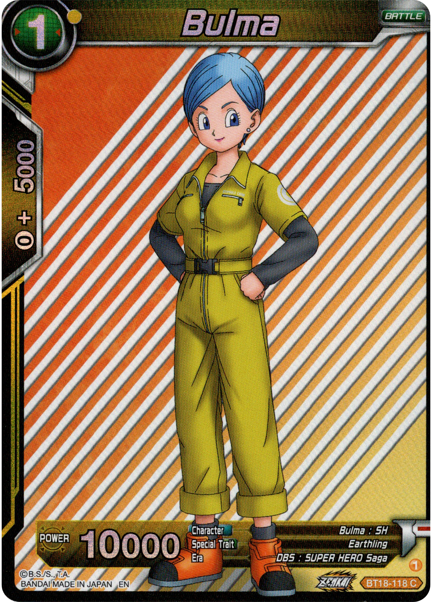 Bulma - BT18-118 - Dawn of the Z-Legends - Parallel Foil - Card Cavern