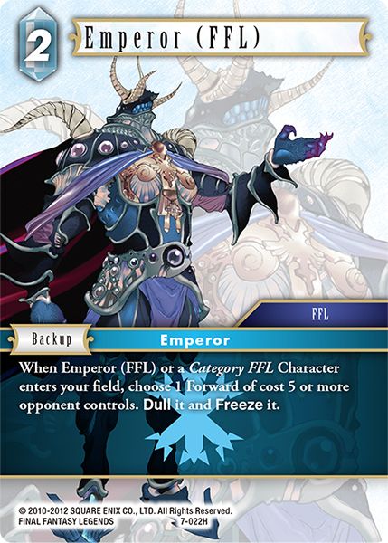 Emperor - 7-022H - Opus VII - Card Cavern