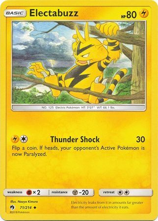 Electabuzz - 71/214 - Lost Thunder - Card Cavern