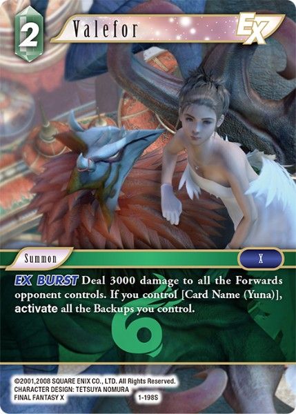 Valefor - 1-198S - Opus I - Foil - Card Cavern
