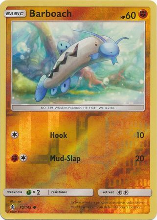 Barboach - 70/145 - Guardians Rising - Reverse Holo - Card Cavern