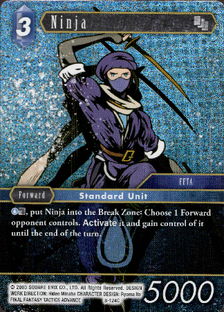 Ninja - 8-124C - Opus VIII - Foil - Card Cavern