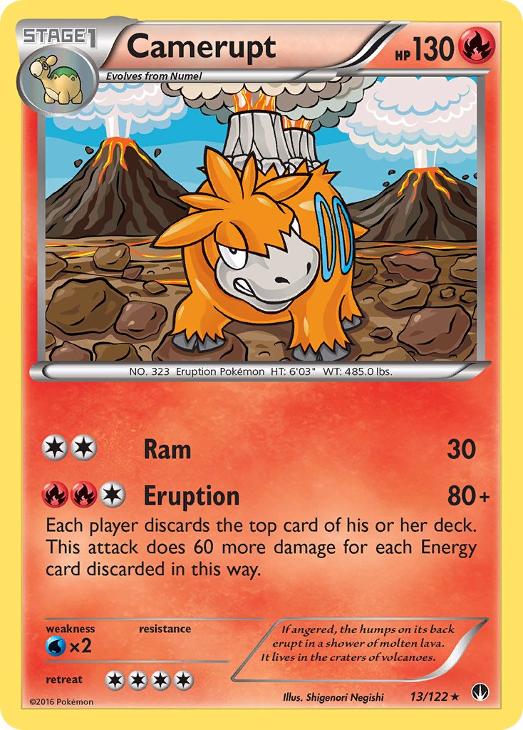 Camerupt - 13/122 - BREAKpoint - Card Cavern