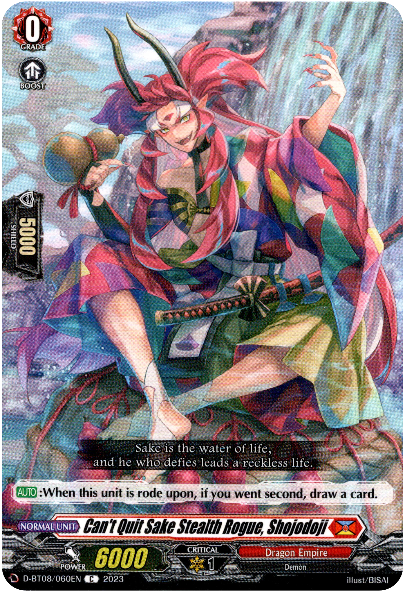 Can't Quit Sake Stealth Rogue, Shojodoji - D-BT08/060EN - Minerva Rising - Card Cavern