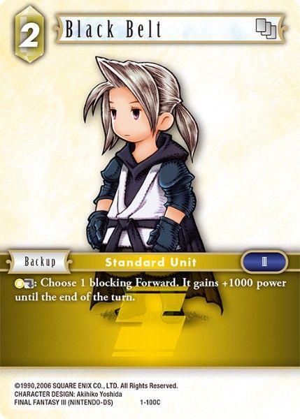 Black Belt - 1-100C - Opus I - Foil - Card Cavern