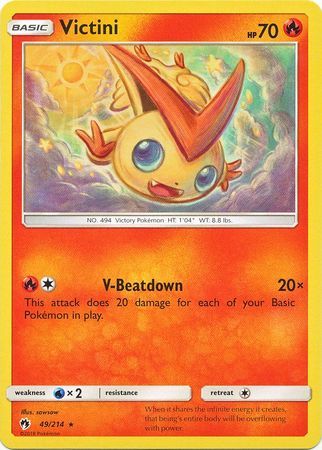 Victini - 49/214 - Lost Thunder - Card Cavern