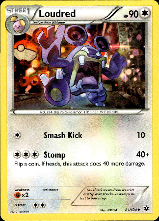 Loudred - 81/124 - Fates Collide - Card Cavern