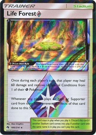 Life Forest Prism Star - 180/214 - Lost Thunder - Holo - Card Cavern