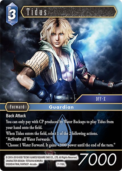 Tidus - 7-116L - Opus VII - Card Cavern