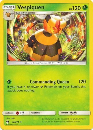 Vespiquen - 32/214 - Lost Thunder - Card Cavern