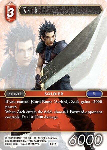 Zack - 1-012R - Opus I - Foil - Card Cavern