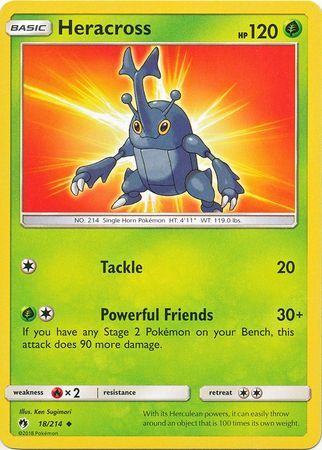 Heracross - 18/214 - Lost Thunder - Card Cavern