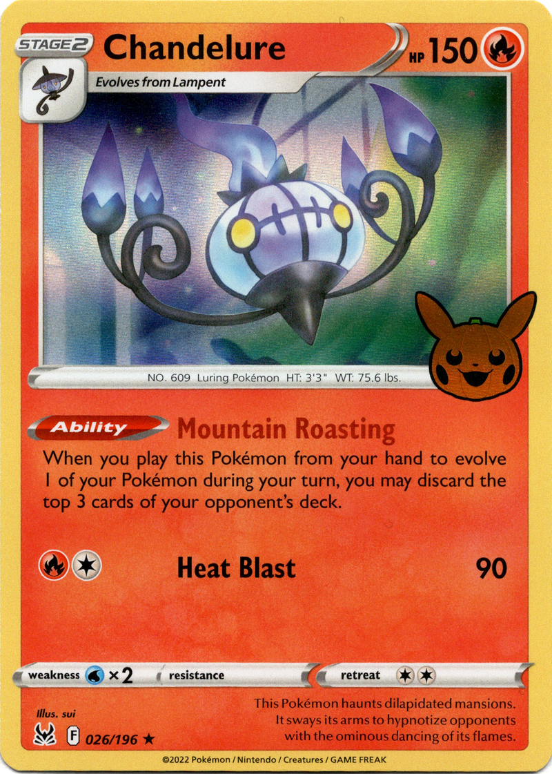 Chandelure - 026/196 - Trick or Trade BOOster Bundle 2023