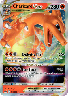 Charizard VSTAR - 019/159 - Crown Zenith - Holo - Card Cavern
