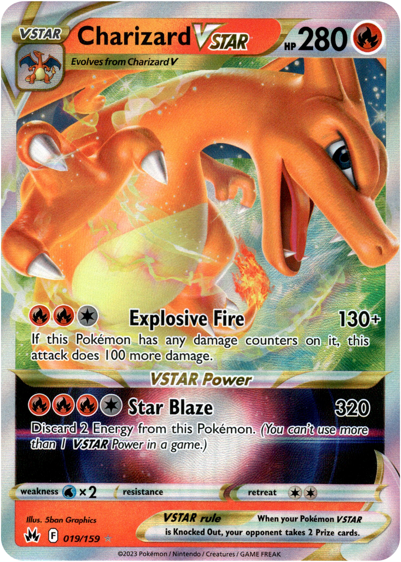 mega mewtwo pokemon card price Charizard VSTAR - 019/159 - Crown Zenith