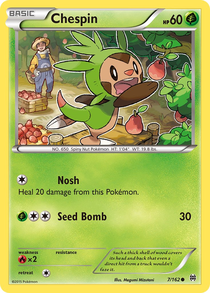 Chespin - 7/162 - BREAKthrough - Card Cavern