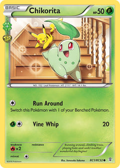 Chikorita - RC1/RC32 - Generations: Radiant Collection - Card Cavern