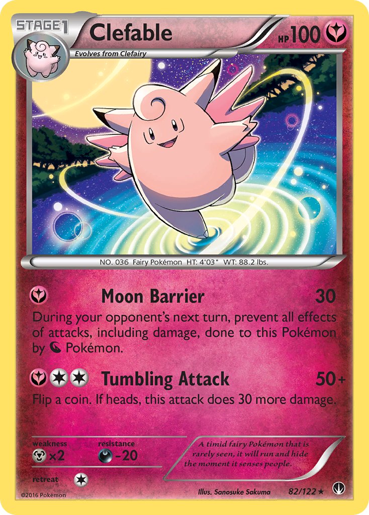 Clefable - 82/122 - BREAKpoint - Card Cavern