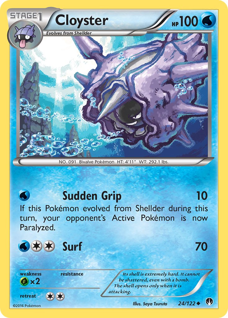 Cloyster - 24/122 - BREAKpoint - Card Cavern