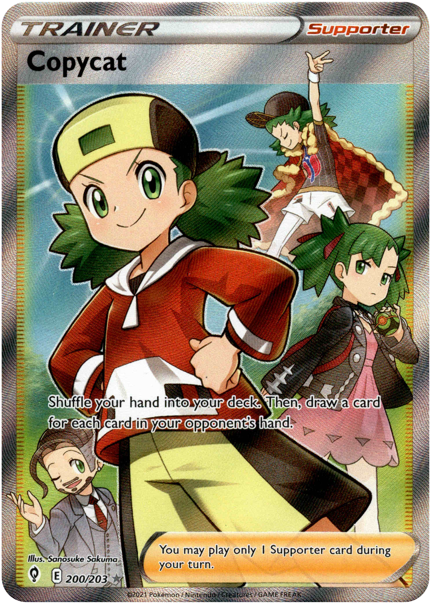 Copycat Full Art - 200/203 - Evolving Skies - Card Cavern