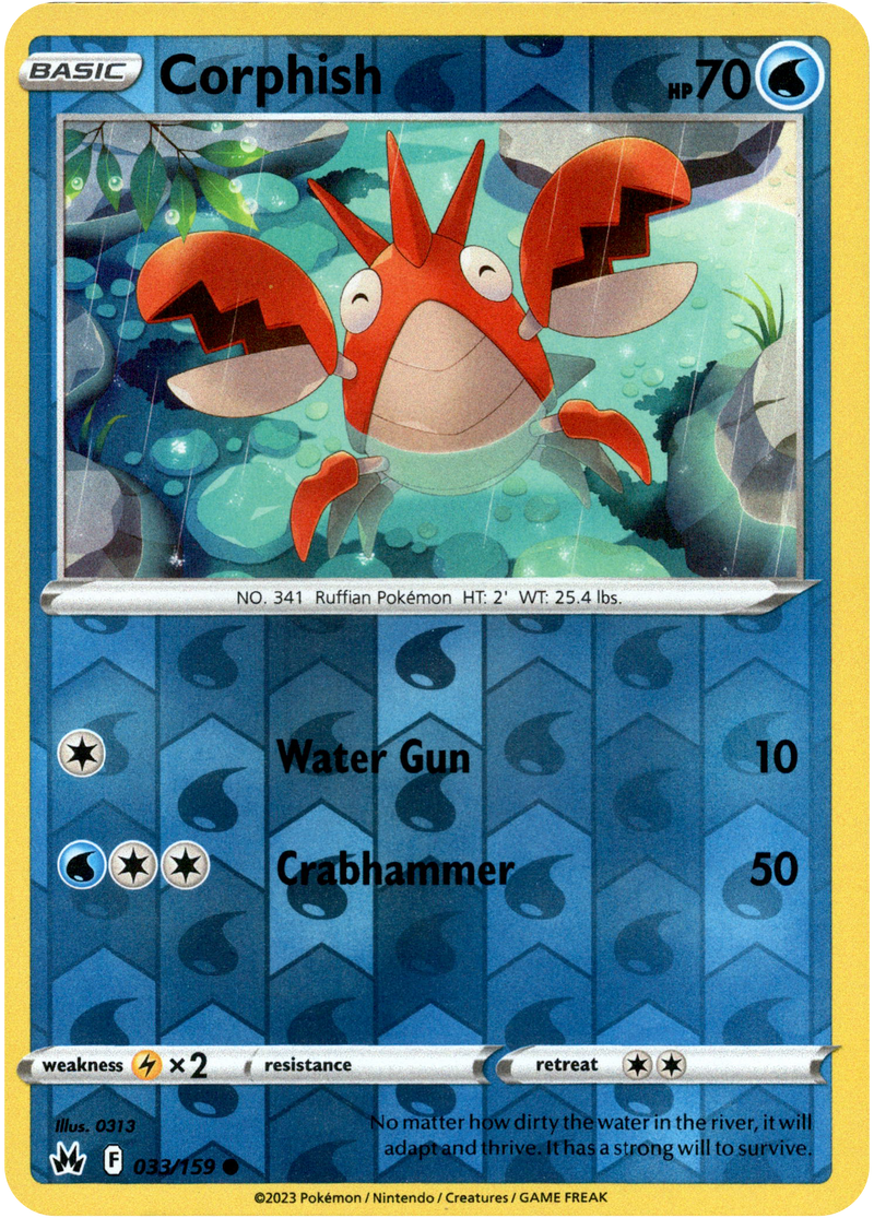 Corphish - 033/159 - Crown Zenith