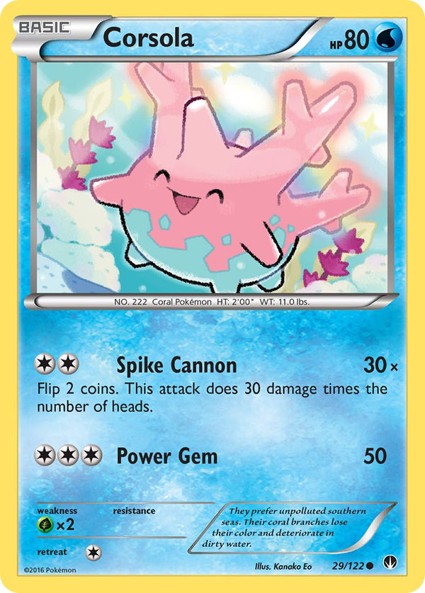Corsola - 29/122 - BREAKpoint - Card Cavern