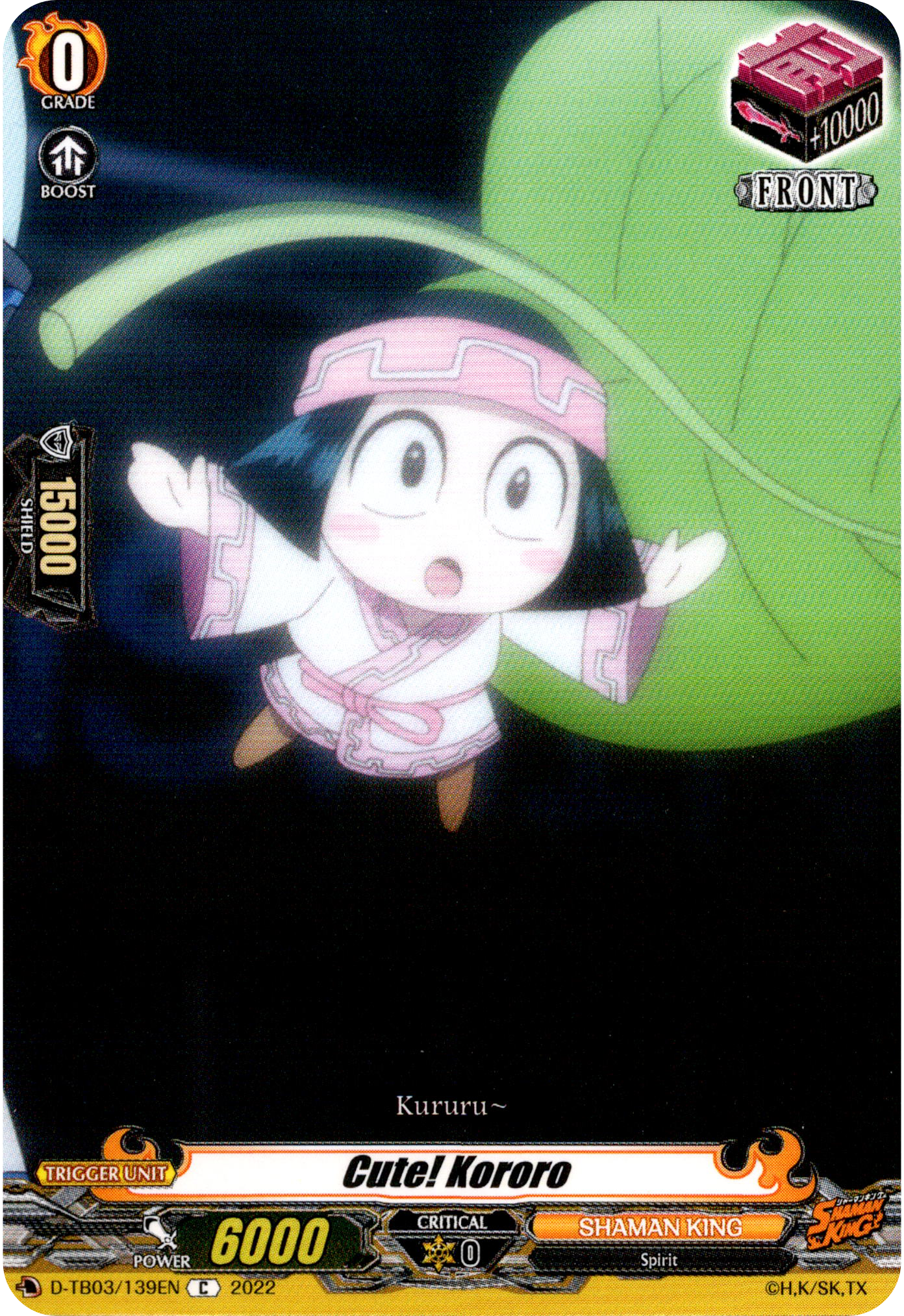 Cute! Kororo - D-TB03/139EN - Shaman King - Card Cavern