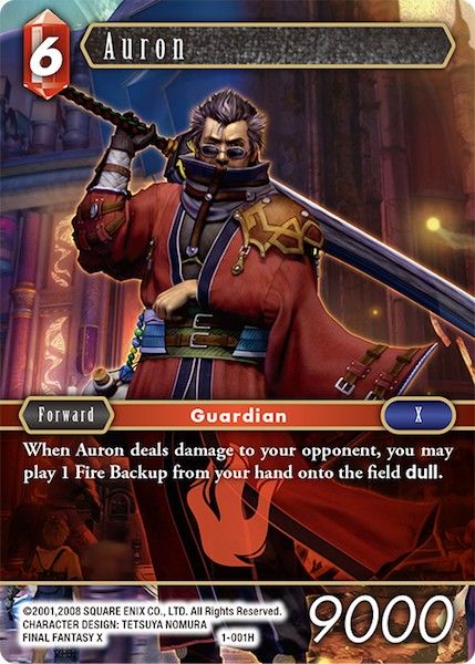 Auron - 1-001H - Opus I - Foil - Card Cavern
