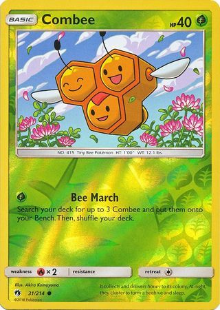 Combee - 31/214 - Lost Thunder - Reverse Holo - Card Cavern