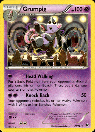 Grumpig - 31/124 - Fates Collide - Card Cavern