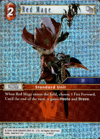 Red Mag Card Red Mage - 8-002C - Opus VIII - Foil – Card Cavern Trading Cards, LLC