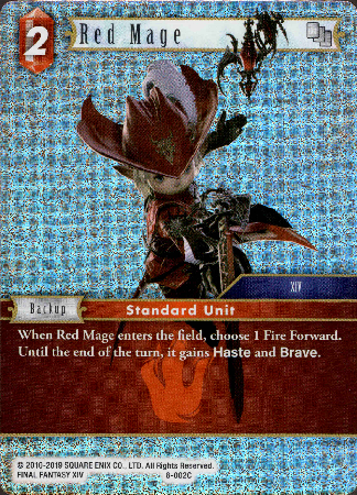 Red Mage - 8-002C - Opus VIII - Foil - Card Cavern