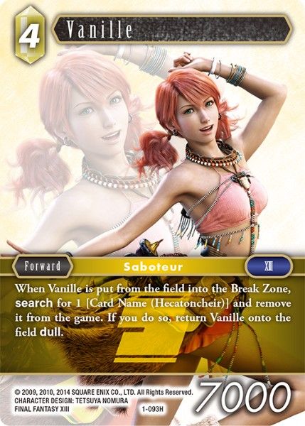 Vanille - 1-093H - Opus I - Foil - Card Cavern