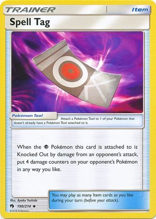 Spell Tag - 190/214 - Lost Thunder - Card Cavern