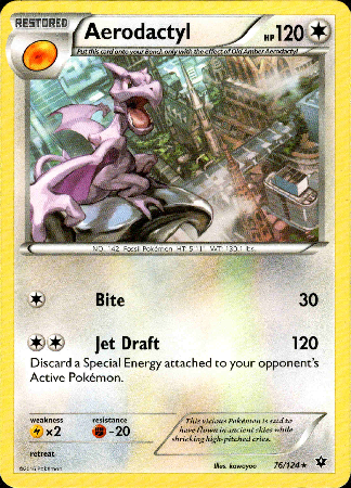Aerodactyl - 76/124 - Fates Collide - Card Cavern