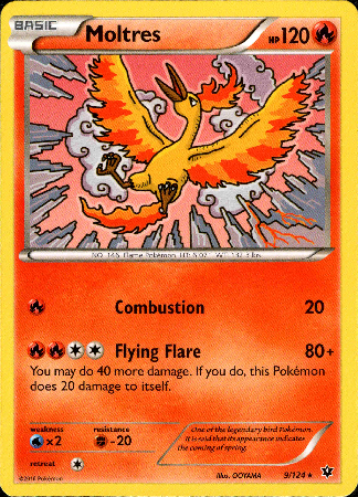 Moltres - 9/124 - Fates Collide - Card Cavern