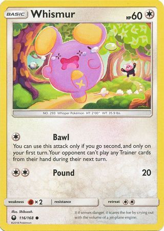 Whismur - 116/168 - Celestial Storm - Card Cavern