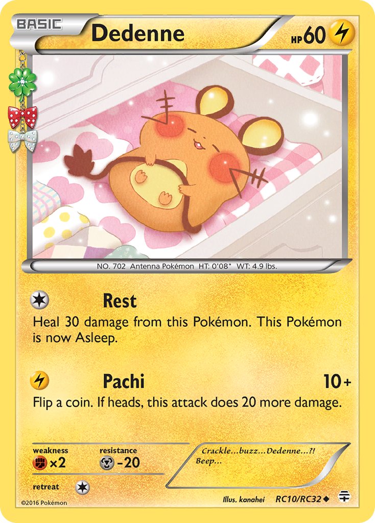 Dedenne - RC10/RC32 - Generations: Radiant Collection - Holo - Card Cavern