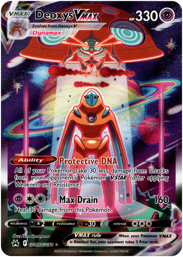 Deoxys VSTAR GG46/GG70 Full Art NM/M Crown Zenith Pokemon Card
