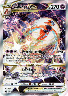 Deoxys VSTAR - GG46/GG70 - Crown Zenith - Holo - Card Cavern